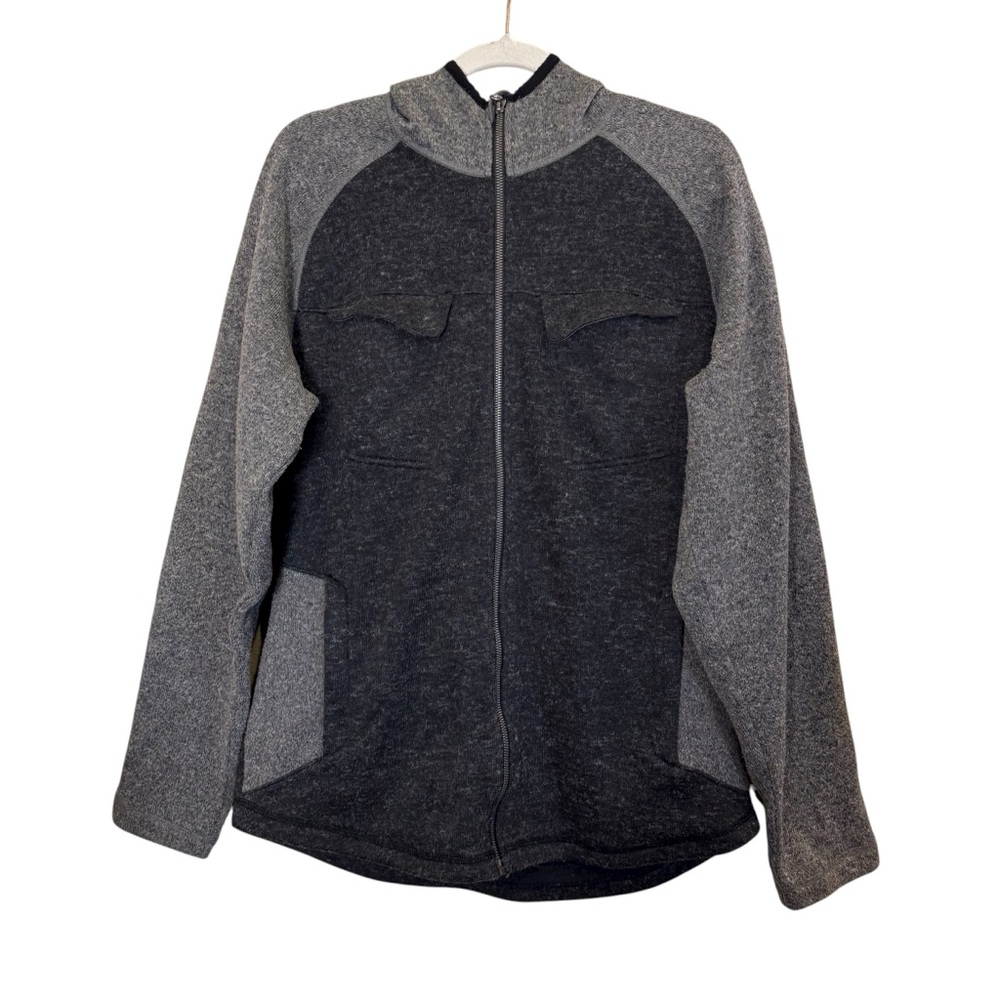 Merrell Men’s Gorpcore Select Performix 2 Tone Gray Zip-Up Hoodie sz L